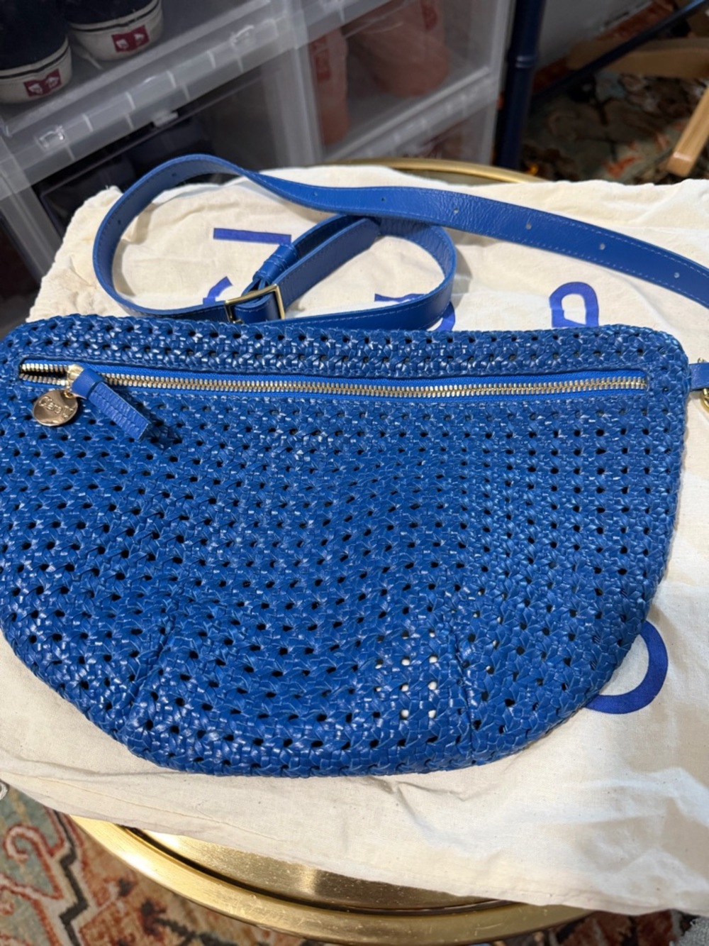 Clare V Blue Fanny